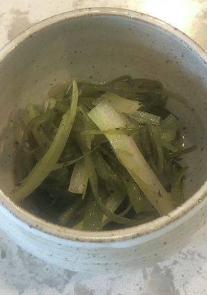 茎わかめとセロリの酢の物-レシピのメイン写真