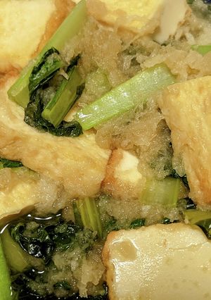 厚揚げと小松菜のシンプルみぞれ煮-レシピのメイン写真
