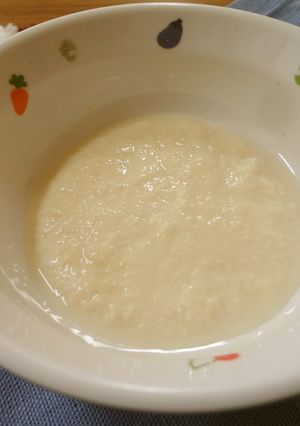 離乳食6か月～豆腐とミルクのとろとろ-レシピのメイン写真