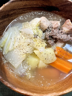 簡単ポトフ風お肉と野菜のスープ-レシピのメイン写真