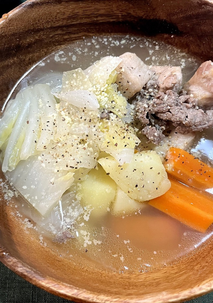 簡単ポトフ風お肉と野菜のスープ-レシピのメイン写真