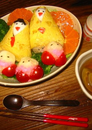 ワンプレートお雛様-レシピのメイン写真