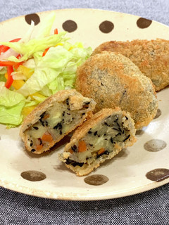 ひじきの煮物☆和風コロッケ-レシピのメイン写真
