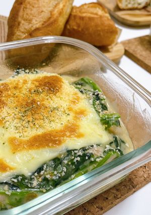 鶏ももとほうれんそうのグラタン-レシピのメイン写真
