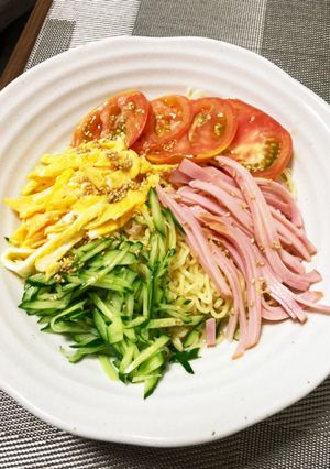 インスタントラーメンで冷やし中華-レシピのメイン写真