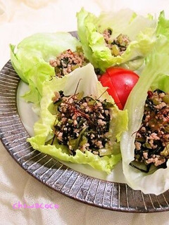 野沢菜とひき肉のぴり辛炒め-レシピのメイン写真