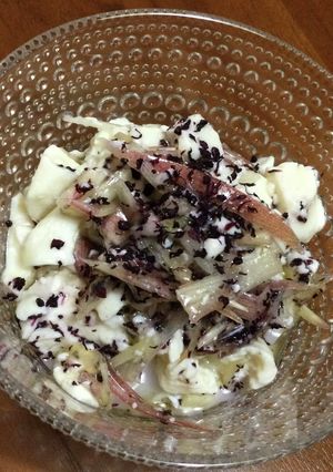 ⭐︎切って和えるだけ　ゆかりで豆腐-レシピのメイン写真