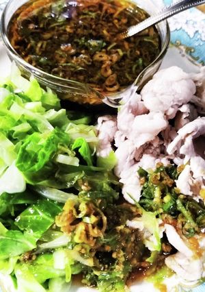 厨房ばあばぁ！豚肉を香味タレで食す。-レシピのメイン写真