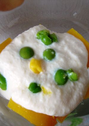 後期メニュー☆カボチャの豆腐ソースがけ-レシピのメイン写真