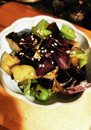 万願寺とうがらしとあのみのりナス照り焼き-レシピのメイン写真