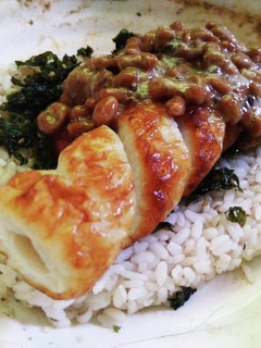 竹輪と梅と韓国海苔の納豆ご飯-レシピのメイン写真