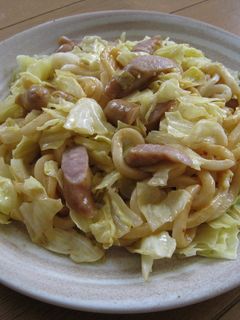 レンジ簡単!焼肉のたれ+マヨで焼きうどん-レシピのメイン写真