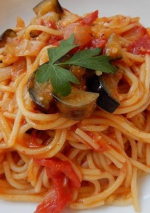 野菜だけのアラビアータスパゲティ-レシピのメイン写真