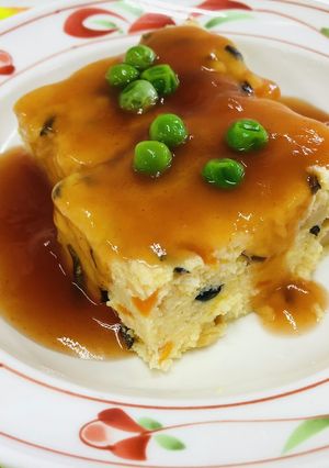 柔らかくてボリューム満点「海鮮卵蒸し」-レシピのメイン写真