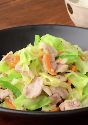 パルメで減塩　野菜炒め-レシピのメイン写真