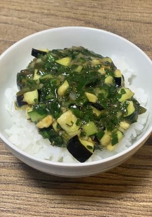 【郷土料理】モロヘイヤで山形だし-レシピのメイン写真
