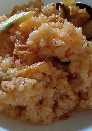 賞味期限切れアルファ米でキムチチャーハン-レシピのメイン写真