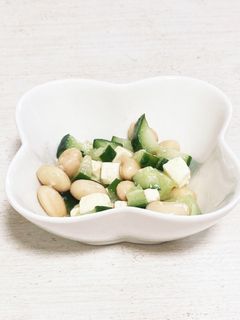 夏におススメお豆のさっぱりサラダ-レシピのメイン写真