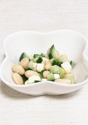 夏におススメお豆のさっぱりサラダ-レシピのメイン写真