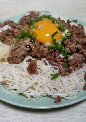 夏にぴったりコンソメひき肉卵そうめん-レシピのメイン写真