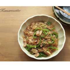 รูปของ 豚肉とピーマンと春雨の中華炒め