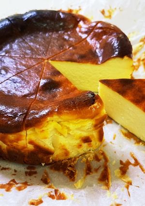 バスクチーズケーキ-レシピのメイン写真