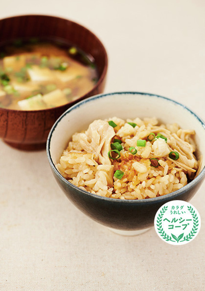ほたてときのこの炊き込みご飯-レシピのメイン写真