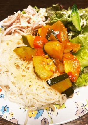 ラタトゥイユで…アレンジそうめん!-レシピのメイン写真
