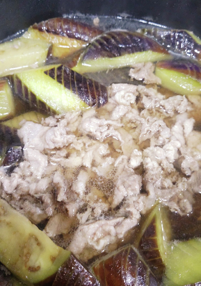 なすと豚肉のさっと煮-レシピのメイン写真