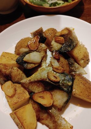 塩鯖をカレー味でガーリックソテー-レシピのメイン写真