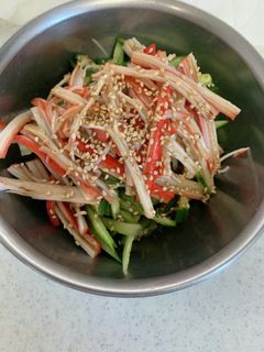 カニカマときゅうりの中華風サラダ-レシピのメイン写真