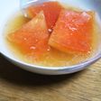 スイカの皮の梅干し煮
