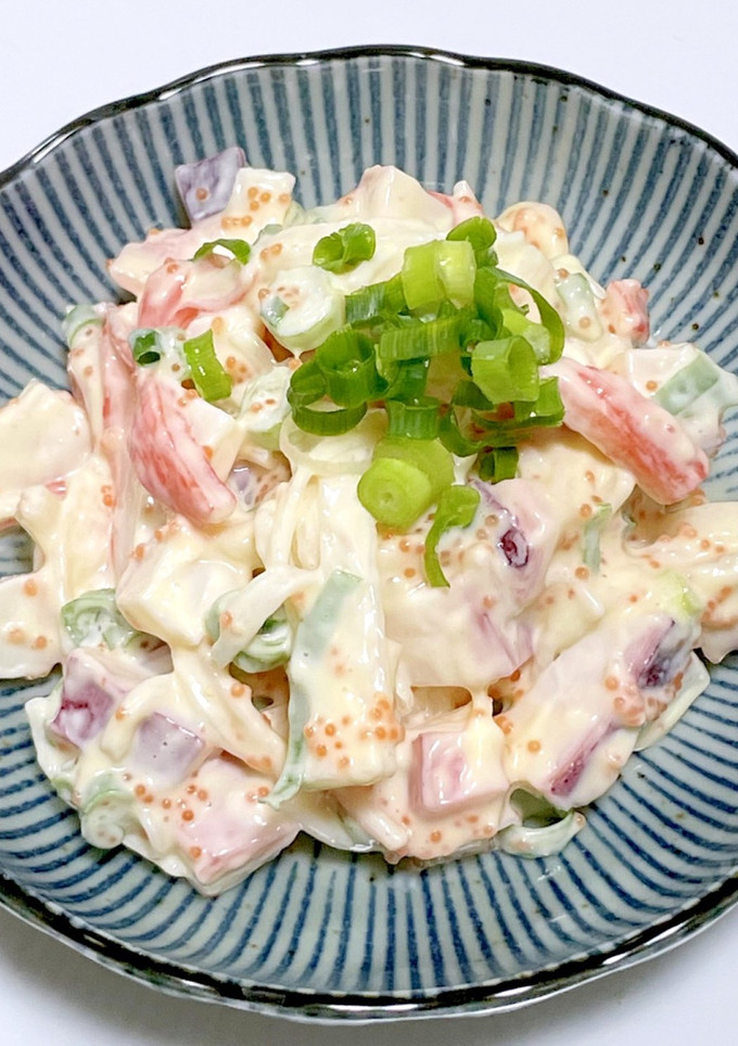 切って和えるだけ！イカのフレンチマヨ和え-レシピのメイン写真