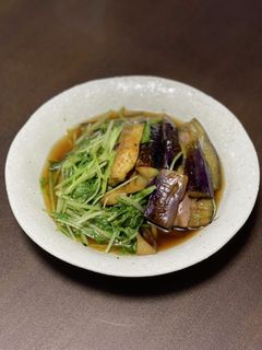 茄子と水菜の煮浸し♪-レシピのメイン写真