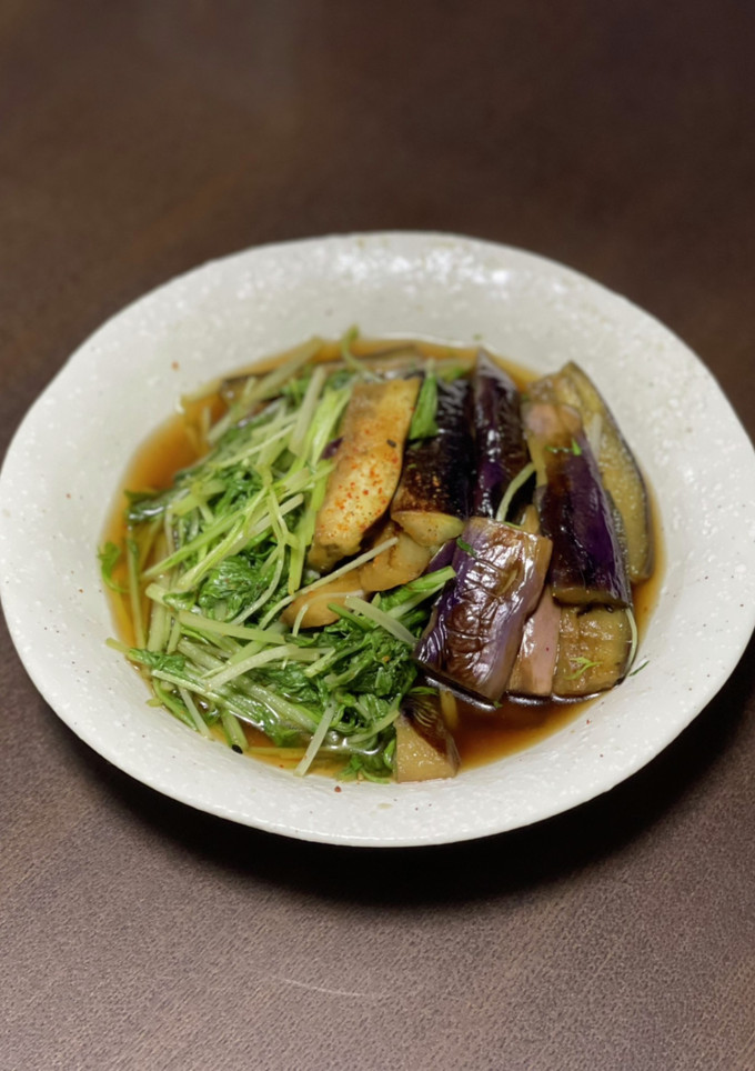 茄子と水菜の煮浸し♪-レシピのメイン写真