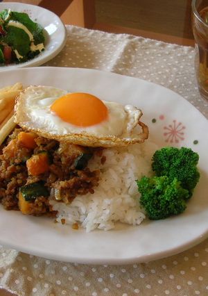 カボチャ入りドライカレー-レシピのメイン写真