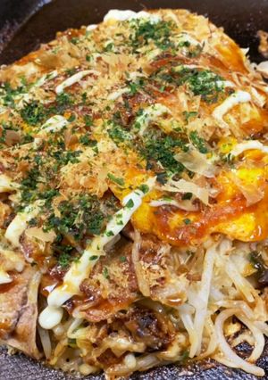 小麦粉不使用！広島お好み焼き-レシピのメイン写真