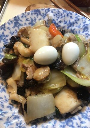 自作の中華丼（備忘録）-レシピのメイン写真