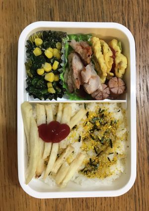 へたくそパパ→高校男子弁当フライドポテト-レシピのメイン写真
