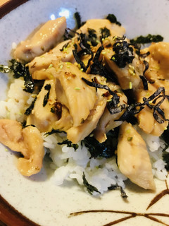 鶏肉の簡単丼●鶏肉のみりん&しょうゆ丼-レシピのメイン写真