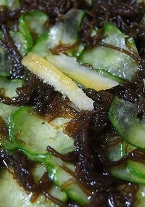 切って和えるだけ　もずくと胡瓜の酢のもん-レシピのメイン写真