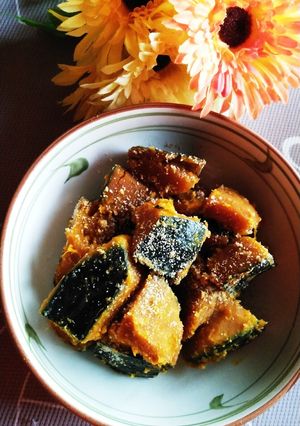 ◆かぼちゃの煮物すりごま和え◆-レシピのメイン写真