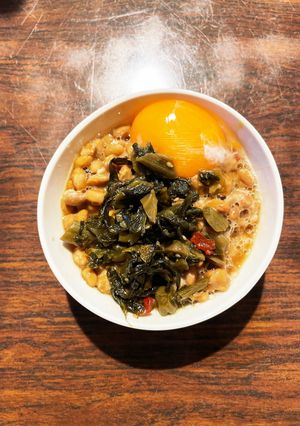 高菜納豆★☆卵黄入り-レシピのメイン写真