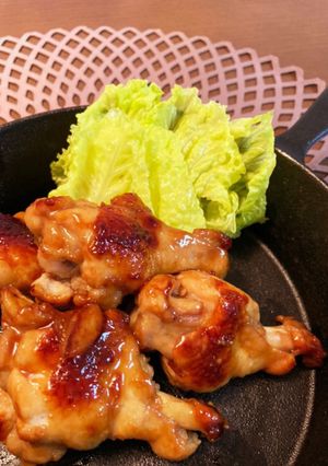 シロさんの鶏手羽元のにんにく酢じょうゆ煮-レシピのメイン写真