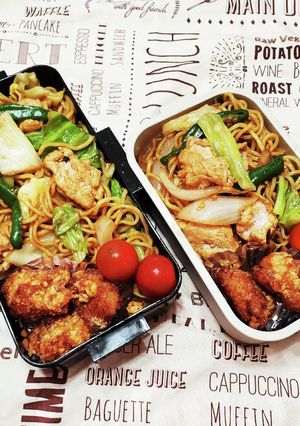 男子高校生焼きそば弁当-レシピのメイン写真