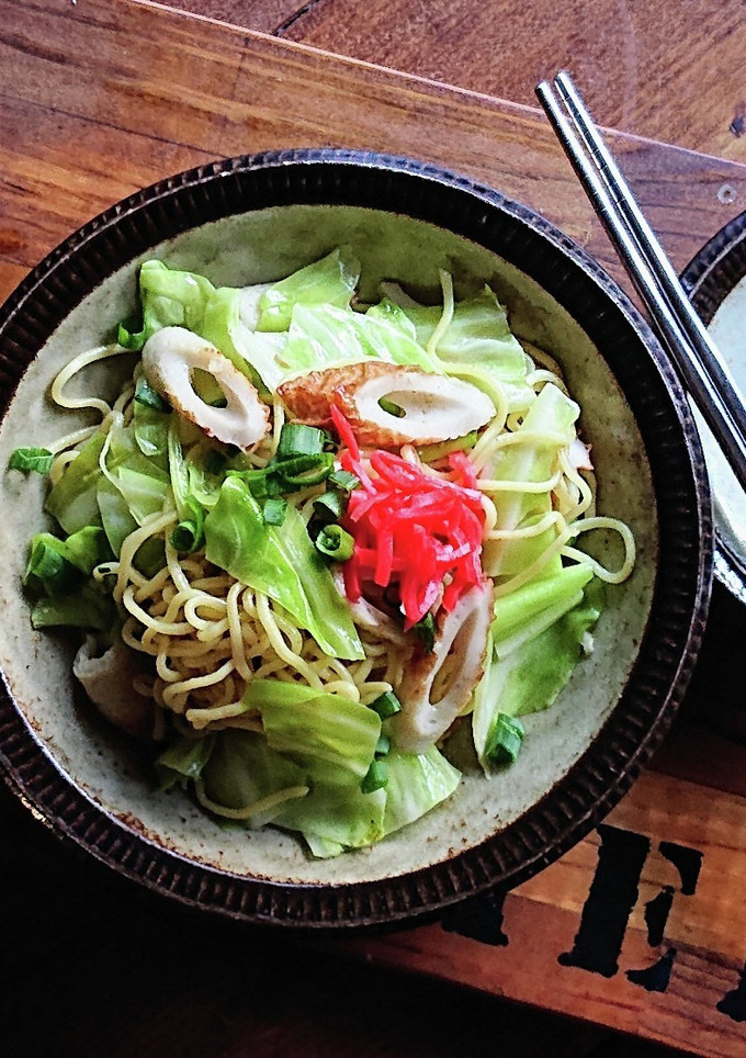 節約レシピ★ちくわとキャベツの塩焼きそば-レシピのメイン写真