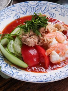 リコピンたっぷり♡トマトつゆそうめん-レシピのメイン写真