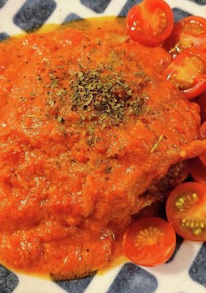カフェ風トマトハンバーグソース☆-レシピのメイン写真