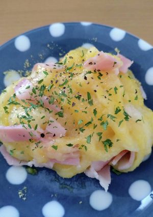 簡単！スープの素で♪コーンポタージュ餅-レシピのメイン写真