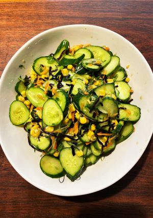 お化け胡瓜と野菜の塩昆布和え-レシピのメイン写真